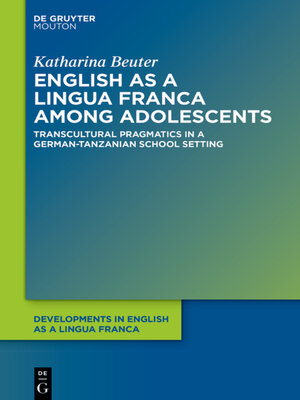 cover image of English as a Lingua Franca among Adolescents